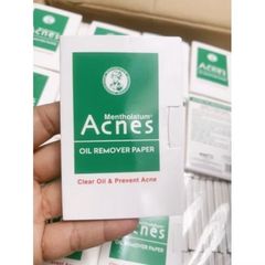 Giấy Thấm Dầu Acnes Oil Remover - Kiểm Soát Nhờn, Ngừa Mụn Hiệu Quả 50 Tờ, Giúp Làn Da Thông Thoáng, Giảm Sưng Mụn