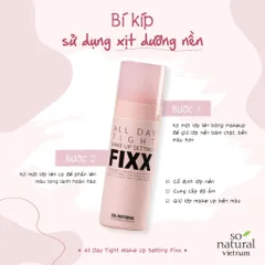 Xịt Khoá Nền Makeup So Natural All Day Tight Make Up Setting Fixx Giữ Nền Lâu Trôi - All Day Tight
