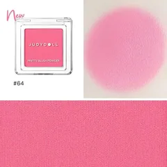 Má Hồng JUDYDOLL Pretty Blush Powder - Phấn Má Hồng Mịn Lì Tông Màu Tự Nhiên Cho Da Châu Á - Dễ Dàng Mang Theo