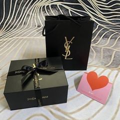Túi Giấy YSL Đen Cao Cấp 20x16 - Túi Đựng Thời Trang Hàng AUTH Đẳng Cấp, Phong Cách Sang Trọng Cho Túi Xách, Mỹ Phẩm, Trang Sức
