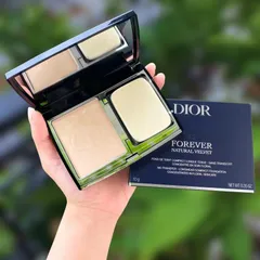 Phấn Phủ Dạng Nén Dior Forever Natural Velvet 10g - Phấn Kiềm Dầu, Che Khuyết Điểm, Bền Màu 24 Giờ, Thiết Kế Sang Trọng