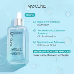 Serum Vitamin C Dưỡng Sáng Da Mờ Thâm Maxclinic Vita-10 Vital Ampoule 100ml - Tinh Chất Chống Oxy Hóa Giúp Da Tươi Trẻ, Sáng Khỏe