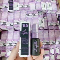 Xịt Khoá Nền Urban Decay All Nighter 118ml - Xịt Giữ Nền Makeup Bền Lâu, Kiểm Soát Dầu, Phù Hợp Mọi Loại Da