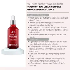 Serum Histolab Phục Hồi Da - Dưỡng Ẩm, Ngừa Mụn, Sáng Da, Chống Lão Hóa - Chứa 62% Hyaluron và Vitamin C 47%
