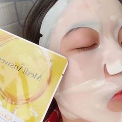 [Lẻ 1 Miếng] MediAnswer Mặt Nạ Vita Collagen 37g - Chăm Sóc Da Tươi Trẻ, Giảm Nếp Nhăn, Dưỡng Ẩm, Thích Hợp Mọi Loại Da