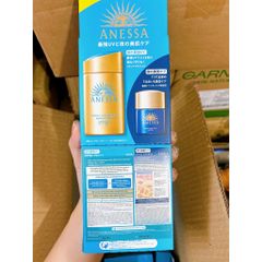 Sữa Chống Nắng Anessa Perfect UV Mild Milk 60ml cho Da Nhạy Cảm - Chống UVA/B & PM2.5, Dưỡng Ẩm Sáng Da, Không Bết Dính