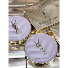 Phấn Nước YSL Glow Pact Cushion Limited Edition Vỏ Hồng - Che Khuyết Điểm Tự Nhiên, Chống Nắng SPF 50+, Phù Hợp Mọi Loại Da