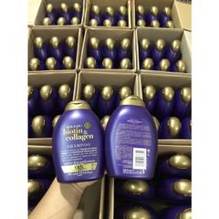 Dầu Gội - Xả Biotin & Collagen OGX 385ml x 2 - Kích Thích Mọc Tóc, Ngăn Rụng, Phục Hồi Tóc Hư Tổn, Dưỡng Ẩm Tự Nhiên
