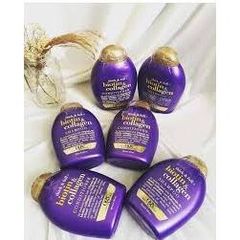Dầu Gội - Xả Biotin & Collagen OGX 385ml x 2 - Kích Thích Mọc Tóc, Ngăn Rụng, Phục Hồi Tóc Hư Tổn, Dưỡng Ẩm Tự Nhiên
