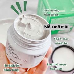 Mặt Nạ Innisfree Super Volcanic Pore Clay Mask 100ml - Se Khít Lỗ Chân Lông, Kiểm Soát Dầu, Sản Phẩm Chăm Sóc Da Hàn Quốc 2023