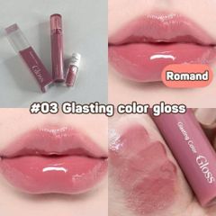 Son Thuần Chay Romand Glasting Gloss - Son Môi Dưỡng Ẩm Cao, Tinh Chất Dầu Thực Vật, Màu Sắc Tự Nhiên, Dành Cho Người Yêu Làm Đẹp
