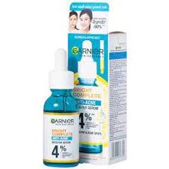 Serum Garnier Bright Complete Giảm Mụn & Mờ Thâm 30ml - Dưỡng Chất Chăm Sóc Da Dầu, Ngăn Ngừa Mụn Hiệu Quả