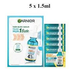 Serum Garnier Bright Complete Giảm Mụn & Mờ Thâm 30ml - Dưỡng Chất Chăm Sóc Da Dầu, Ngăn Ngừa Mụn Hiệu Quả