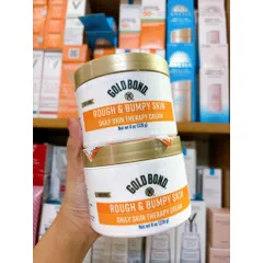 Kem Dưỡng Da Gold Bond Rough & Bumpy - Kem Trị Liệu Da Thô Ráp & Sần Sùi, Cung Cấp Độ Ẩm & Làm Mịn Da 226g