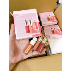 Bộ 3 Thỏi Má Hồng Dạng Kem & Highlight Rare Beauty - Phiên Bản Giới Hạn Mini Blush và Luminize Cho Làn Da Rạng Rỡ