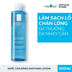 Nước Cân Bằng Da Nhạy Cảm La Roche-Posay 200ml - Lotion Giàu Khoáng Làm Dịu, Chống Oxy Hóa, An Toàn Hàng Ngày