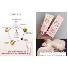 Serum Dưỡng Thể Trắng Da Hoa Trà Weilaiya 200ml - Giảm Thâm, Cung Cấp Độ Ẩm, Làm Mịm Da, Công Nghệ SYMWHITE 377, Hương Thơm Quyến Rũ