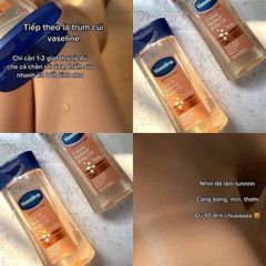 Dầu Dưỡng Da Vaseline Intensive Care Gel 200ml - Dưỡng ẩm từ Bơ Ca Cao, Giúp Da Mịn Màng và Sáng Tự Nhiên