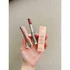 Son Dưỡng Givenchy Rose Perfecto 117 Chilling Brown - Son Môi Dưỡng Ẩm Sang Trọng với Thiết Kế Bọc Da và Tông Nâu Ngọt Ngào