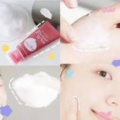 Sữa Rửa Mặt Senka Perfect Whip Berry Bright 100g - Làm Sạch Sâu & Dưỡng Da Sáng Hồng, Chiết Xuất Thiên Nhiên, An Toàn Cho Da Nhạy Cảm