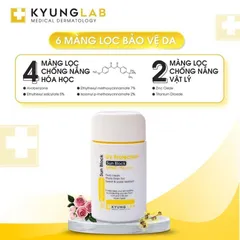 Kem Chống Nắng Kyung Lab 6 Màng Lọc SPF50+ PA++++ 50ml - Bảo Vệ Da Nhạy Cảm, Chống Nước, Không Bóng Nhờn, Phục Hồi Da