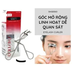 Kẹp Mi Shiseido Eyelash Curler 213 - Dễ Sử Dụng, Không Gãy Mi, Có 1 Đệm Thay - Sản Phẩm Phổ Biến Cho Phụ Nữ Châu Á