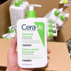 Sữa Rửa Mặt CeraVe Hydrating Cleanser - Dành Cho Da Thường và Da Khô, Làm Sạch Nhẹ Nhàng, Bảo Vệ Độ Ẩm Da