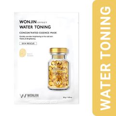 Mặt Nạ Dưỡng Sáng Da Wonjin Effect Water Toning 30g - Chứa Vàng 24K, HA Đa Phân Tử, Phục Hồi Da Xỉn Màu, Giúp Mờ Nếp Nhăn