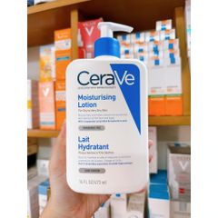 Sữa Dưỡng Ẩm Toàn Thân CeraVe Daily Moisturizing Lotion 473ml - Giúp Cấp Ẩm Và Phục Hồi Làn Da Nhạy Cảm, Phù Hợp Cho Mọi Lứa Tuổi