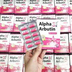 Viên Uống Trắng Da Alpha Arbutin Ban Đêm Thái Lan - Giúp Làm Trắng Da Nhanh Chóng, An Toàn Cho Mọi Loại Da - Vỉ 10 Viên
