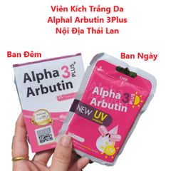 Viên Uống Trắng Da Alpha Arbutin Ban Đêm Thái Lan - Giúp Làm Trắng Da Nhanh Chóng, An Toàn Cho Mọi Loại Da - Vỉ 10 Viên