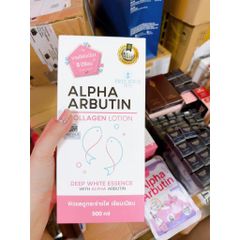 Sữa Dưỡng Thể Alpha Arbutin 3 Plus Collagen 500ml - Dưỡng Trắng Da, Tăng Độ Đàn Hồi Và Cấp Ẩm Sâu, Venus White Thái Lan