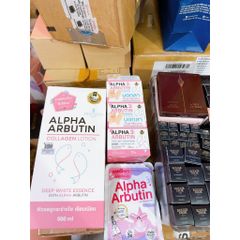Sữa Dưỡng Thể Alpha Arbutin 3 Plus Collagen 500ml - Dưỡng Trắng Da, Tăng Độ Đàn Hồi Và Cấp Ẩm Sâu, Venus White Thái Lan