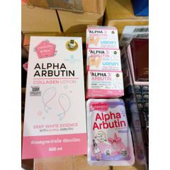 Sữa Dưỡng Thể Alpha Arbutin 3 Plus Collagen 500ml - Dưỡng Trắng Da, Tăng Độ Đàn Hồi Và Cấp Ẩm Sâu, Venus White Thái Lan