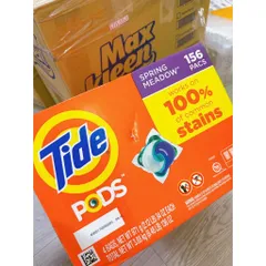 Viên Giặt Xả Tide Pods 3 Trong 1 Hương Pring Meadow Của Mỹ - Túi 39 Viên