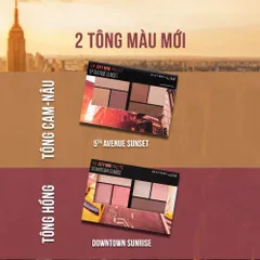 Bảng Phấn Mắt Maybelline 6 Ô The City Mini Palette 6.1g 265522