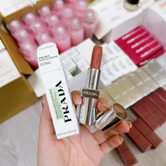 Son Thỏi Prada Monochrome Hyper Matte 3.8g - B101 Tiepolo Nâu Hồng Đất, Chất Lì Mịn, Sang Trọng, Bền Màu, Thời Trang Thanh Lịch