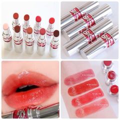 Son Dưỡng YSL Rouge Volupte Candy Glaze 3.2g - Màu 07 Beige Bliss Đỏ Đất Dưỡng Môi Mềm Mại, Hương Xoài Ngọt Ngào, Sang Trọng, Đẳng Cấp