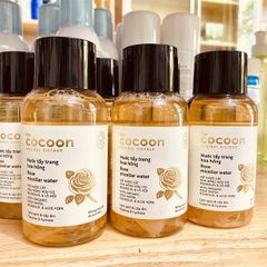 Nước Tẩy Trang Cocoon Hoa Hồng 140ml - Dịu Mát Làm Sạch Trang Điểm, Cấp Ẩm và Làm Mềm Da, Phù Hợp Mọi Loại Da