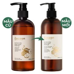 Gel Tắm Cocoon Bí Đao 310ml - Giảm Mụn Lưng, Làm Sạch Da, Thư Giãn, Tinh Dầu Sả Chanh và Bạc Hà