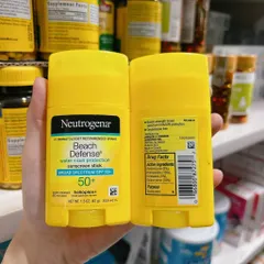 Thanh Lăn Kem Chống Nắng Neutrogena Beach Defense SPF50 - Bảo Vệ Da Chống Nắng Nước và Mồ Hôi 42g, Dành Cho Mùa Hè