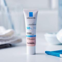 Kem Chống Nắng La Roche-Posay Anthelios Tone-Up Rosy SPF50+ 30ml - Bảo Vệ Da, Nâng Tông Sáng Ánh Hồng, Dược Mỹ Phẩm Từ Pháp