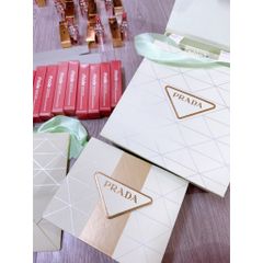 Set 2 Thỏi Son Prada Monochrome Soft Matte B103 Auburn & Son Dưỡng Môi Optimizing Care U00 - Làm Đẹp Sang Trọng & Thời Thượng