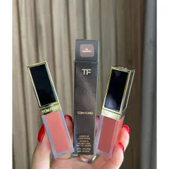 Son Kem Tom Ford Liquid Lip Luxe Matte 123 Devoted - Đỏ Nâu Sang Trọng, Lì Mịn, Bám Màu Tốt - Lựa Chọn Hoàn Hảo Cho Phong Cách Quyến Rũ