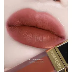Son Kem Tom Ford Liquid Lip Luxe Matte 123 Devoted - Đỏ Nâu Sang Trọng, Lì Mịn, Bám Màu Tốt - Lựa Chọn Hoàn Hảo Cho Phong Cách Quyến Rũ