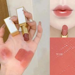 Son Tom Ford Ultra Shine 158 Ile Nue - Màu Cam Đào Dưỡng Môi Sang Trọng, Phù Hợp Mọi Tình Huống, Thỏi Son Cao Cấp