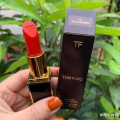 Son Tom Ford Màu 15 Wild Ginger - Cam Đỏ Siêu Lì, Mịn Mượt, Lâu Trôi, Phù Hợp Với Mọi Tông Da - Quà Tặng Tuyệt Vời Cho Bạn Nữ