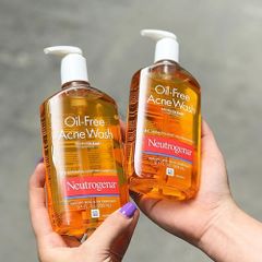 Sữa Rửa Mặt Neutrogena Oil-Free Acne Wash Giảm Mụn 269ml - Gel Rửa Mặt Dành Cho Da Mụn Chuyên Sâu, Ngăn Ngừa Mụn Hiệu Quả