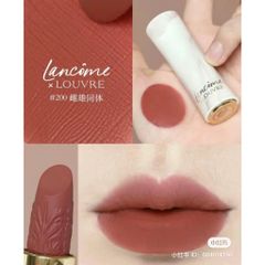 Son Lancôme L'Absolu Rouge Drama Matte 274 French Tea - Phiên Bản X Louvre Sang Trọng, Chất Lì Mịn, Bền Màu 8 Giờ