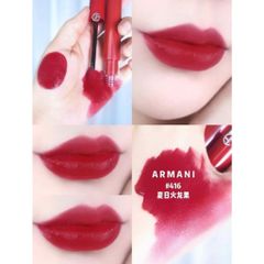 Son Kem Giorgio Armani Lip Maestro 416 Đỏ Hồng - Son Mịn, Lì 8 Giờ, Độ Che Phủ Hoàn Hảo - Đầu Tư Đẹp Tự Nhiên